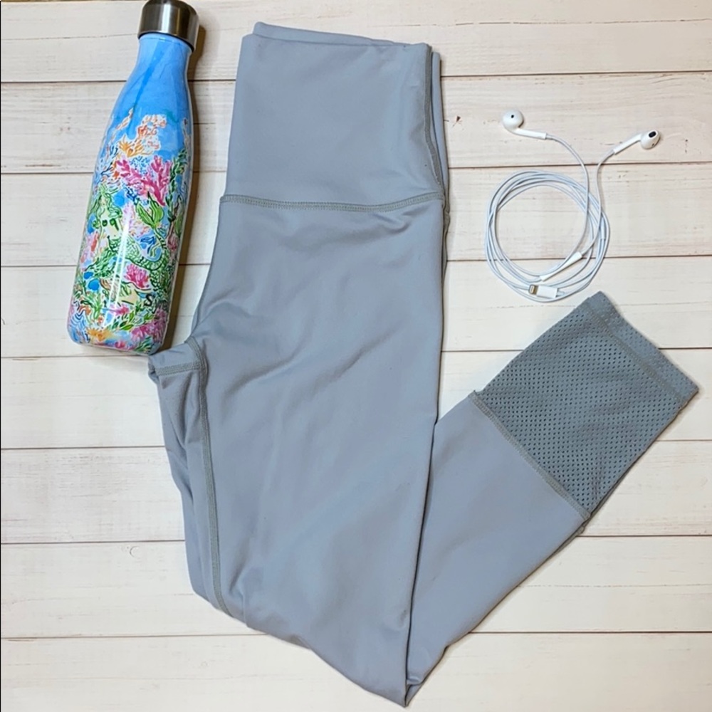 Zyia Active Grey Mesh Leggings